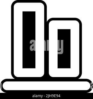 Design graphic align objects . Stock Vector
