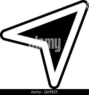 Basic ui send . Stock Vector