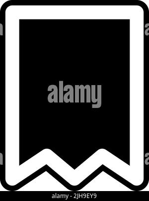 Basic ui bookmark . Stock Vector