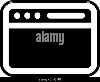 Contact us browser . Stock Vector