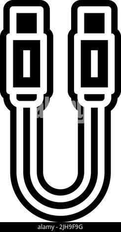 Connector types connector . Stock Vector