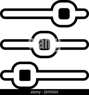 Essentials ui controls . Stock Vector