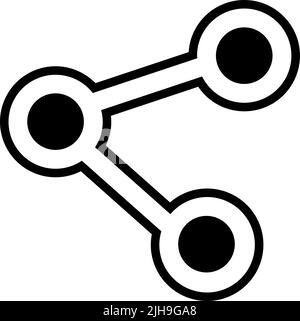 Essentials ui share . Stock Vector