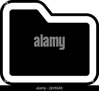 File and folders folder . Stock Vector