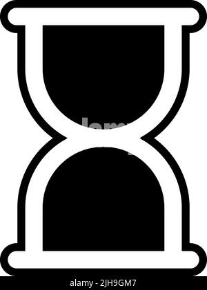 Essentials ui hourglass . Stock Vector