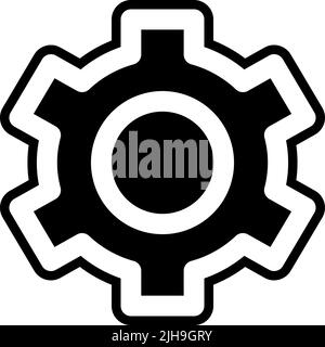 Essentials ui settings . Stock Vector