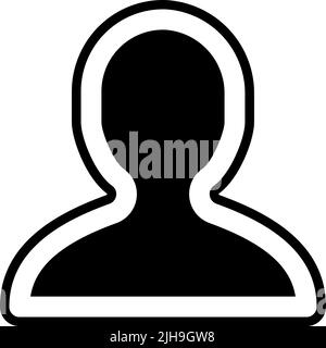 Essentials ui profile . Stock Vector