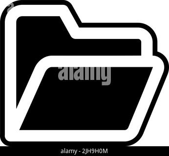 File and folders folder . Stock Vector