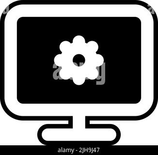 Find job user interface program . Stock Vector
