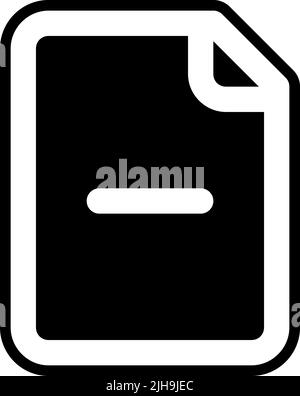 File and folders delete . Stock Vector