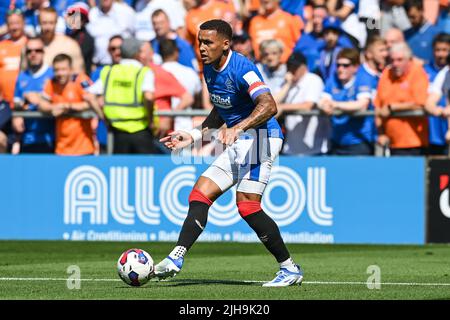 James Tavernier #2 of Rangers in action during the game Stock Photo