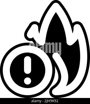 Smarthome fire alarm . Stock Vector