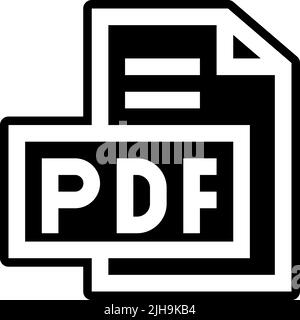 Online learning pdf document . Stock Vector