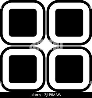 Ui basic menu . Stock Vector