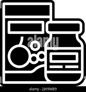 Sports diet supplement . Stock Vector