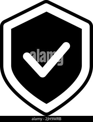 Ui basic shield . Stock Vector