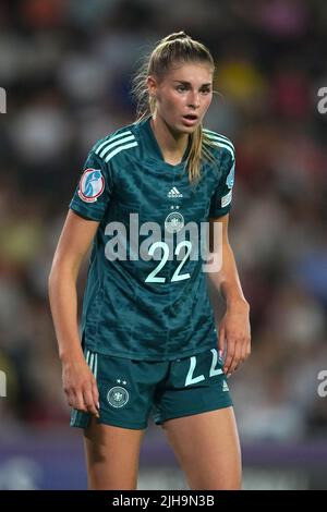 Germany's Jule Brand during the UEFA Women's Euro 2025 quarter-final