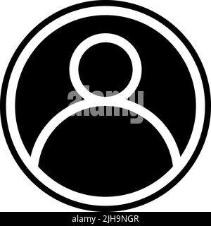 User interface account . Stock Vector