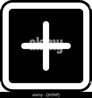 Ui basic add . Stock Vector