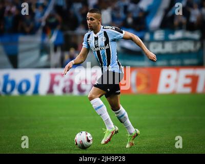 Porto Alegre, Brazil. 16th July, 2022. RS - Porto Alegre - 07/16/2022 - BRAZILIAN B 2022, GREMIO X TOMBENSE - Nicolas player for Gremio during a match against Tombense at the Arena do Gremio stadium for the Brazilian championship B 2022. Photo: Maxi Franzoi/AGIF/Sipa USA Credit: Sipa USA/Alamy Live News Stock Photo