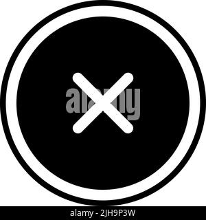 User experience delete . Stock Vector