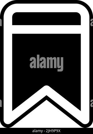 Ui basic bookmark . Stock Vector