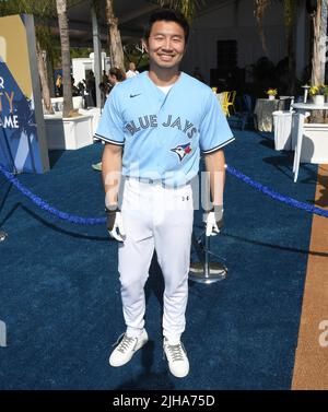 Los Angeles, USA. 16th July, 2022. JoJo Siwa at the 2022 MLB All-Star  Celebrity Softball Game Media Availability held at the 76 Station - Dodger  Stadium Parking Lot in Los Angeles, CA