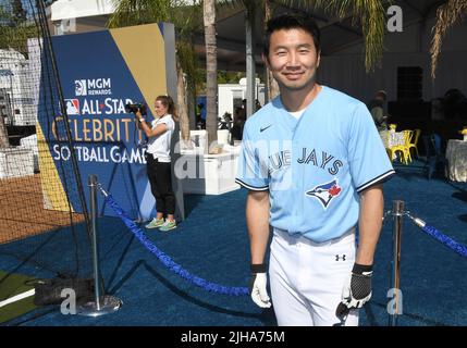 Los Angeles, USA. 16th July, 2022. JoJo Siwa at the 2022 MLB All-Star  Celebrity Softball Game Media Availability held at the 76 Station - Dodger  Stadium Parking Lot in Los Angeles, CA