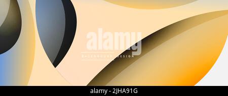 Original graphic wallpaper. Essential complex background. Movement concept composition vector illustration for wallpaper banner background or landing Stock Vector
