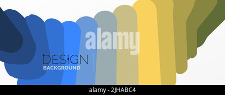 Background colorful shapes template. Wallpaper for concept of AI technology, blockchain, communication, 5G, science, business and technology Stock Vector