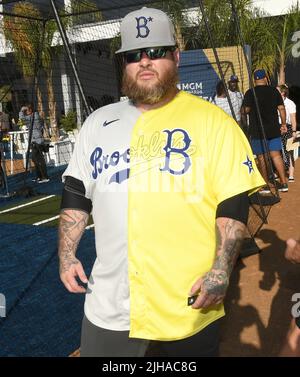 Action Bronson at the 2022 MLB All-Star Celebrity Softball Game