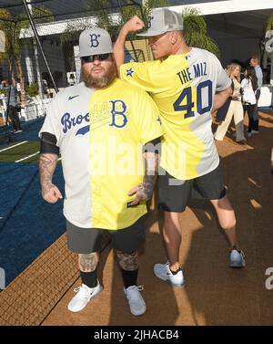 Action Bronson at the 2022 MLB All-Star Celebrity Softball Game