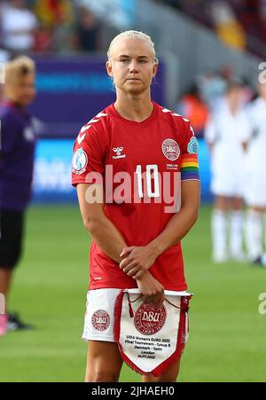 London, UK. 16th July, 2022. Pernille Harder of Denmark during the UEFA Women's European Championship 2022 match at Brentford Community Stadium, London. Picture credit should read: David Klein/Sportimage Credit: Sportimage/Alamy Live News