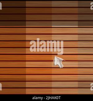 Vector wood plank texture. Detailed background Stock Vector