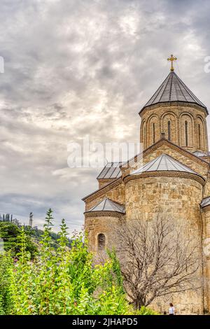 Tbilisi Landmarks, HDR Image Stock Photo