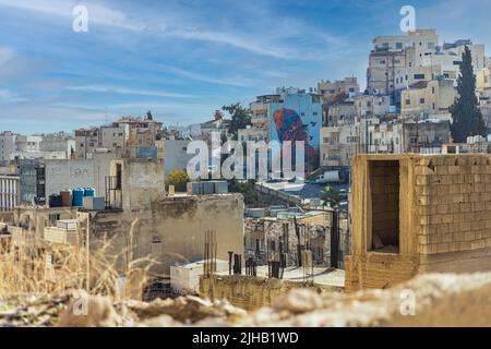 Amman city the capital of Jordan Stock Photo