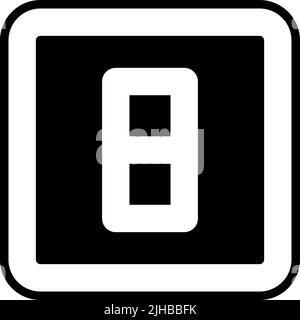 Basic essentials ui eight . Stock Vector