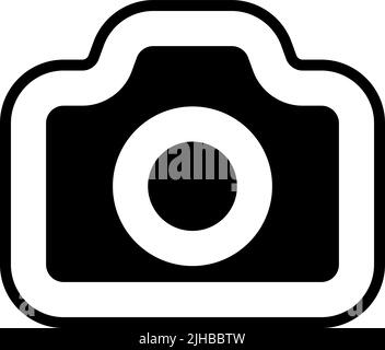 Basic essentials ui camera . Stock Vector