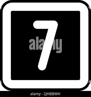 Basic essentials ui seven . Stock Vector