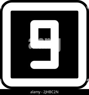 Basic essentials ui nine . Stock Vector