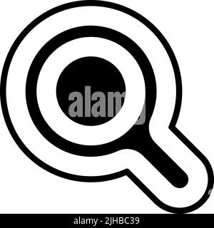 Basic essentials ui search . Stock Vector