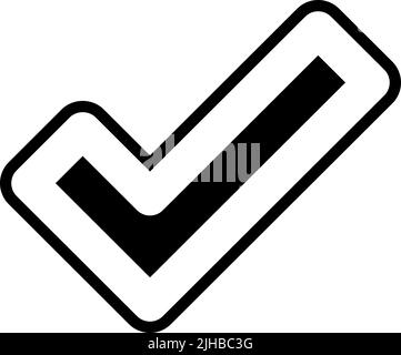 Basic essentials ui check . Stock Vector