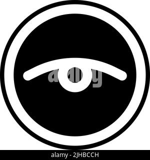 Basic interface eye . Stock Vector