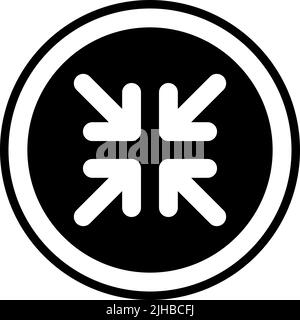 Basic interface minimize . Stock Vector