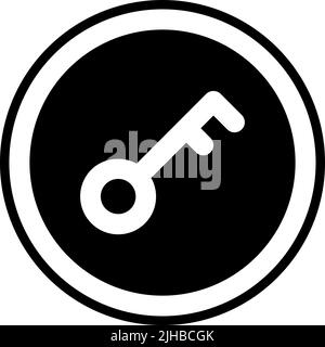 Basic interface key . Stock Vector