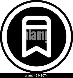 Basic interface bookmark . Stock Vector