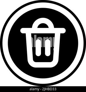 Basic interface remove . Stock Vector