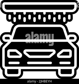 Convenience car wash . Stock Vector