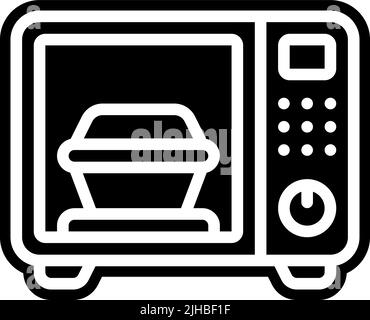 Convenience microwave . Stock Vector