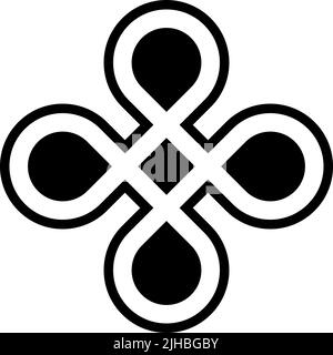 Dragon boat festival chinese knot . Stock Vector